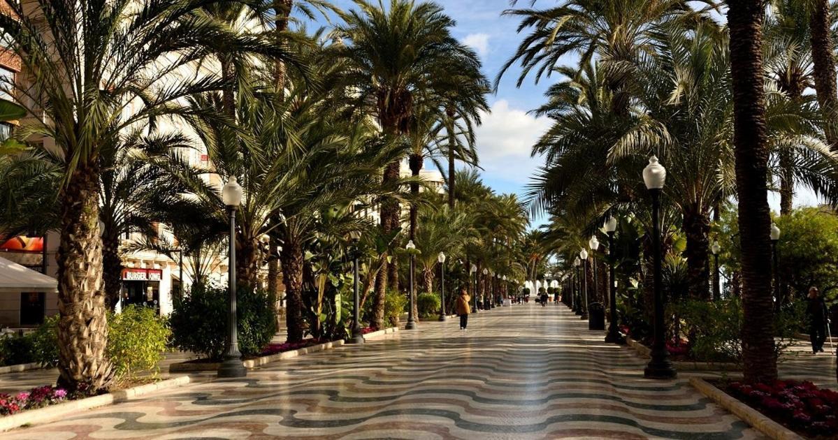 35-3- Комната В Квартире Для Семьи От 1 До 4 Человек В Центре Аликанте Alicante Bagian luar foto