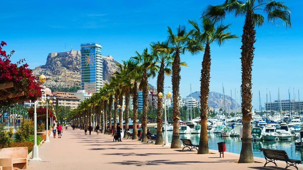 35-3- Комната В Квартире Для Семьи От 1 До 4 Человек В Центре Аликанте Alicante Bagian luar foto
